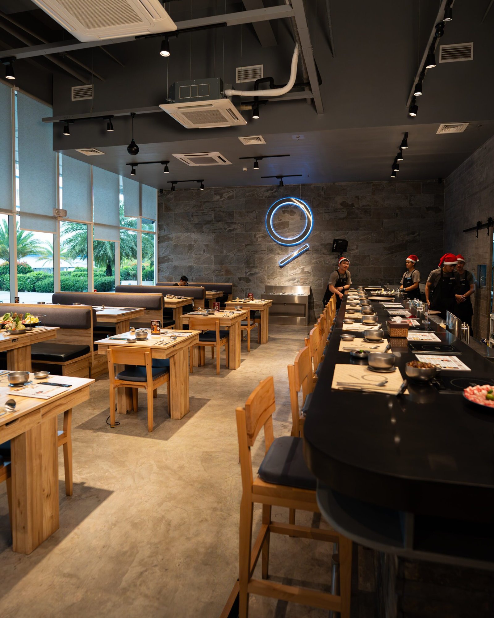 Ninepot Taiwanese Stone Pot Hotpot branch at SM Clark Pampanga.
